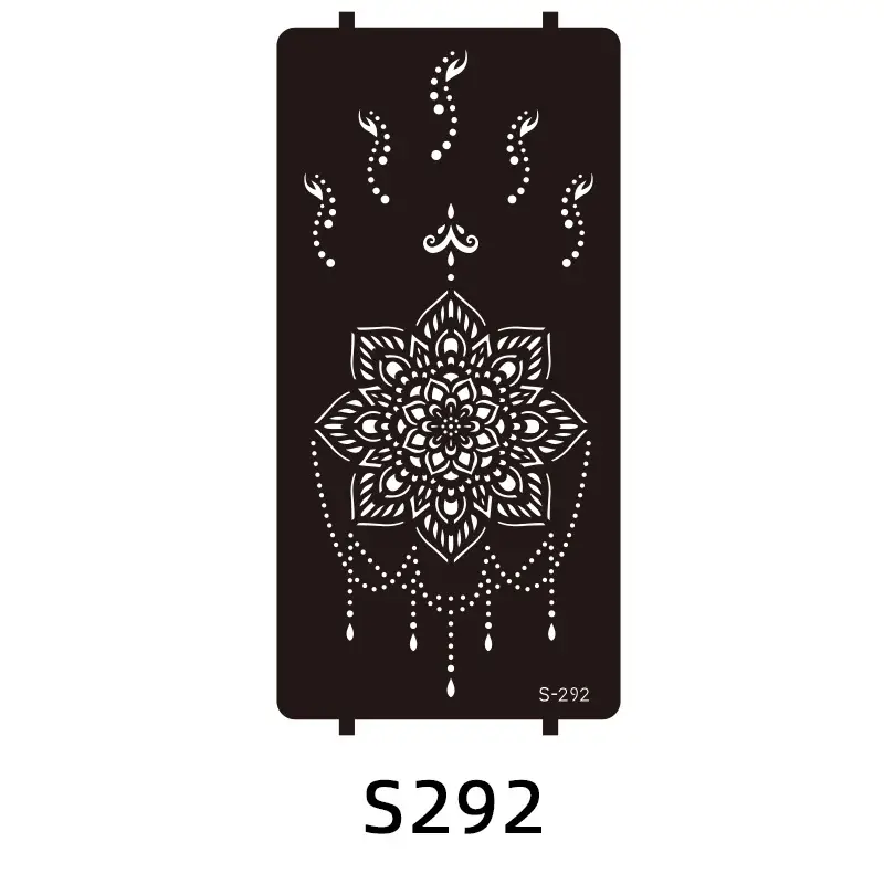 Cross Border India Henna Tattoo Template Tattoo Hand Painted Template Juice Tattoo Sticker Painted HennaTattoo