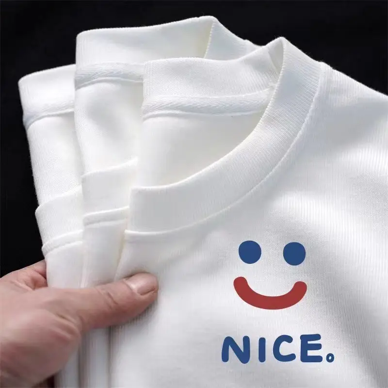 Pure Cotton Short-Sleeved T-Shirt for Women Summer New Round Neck Top for Women Fashionable Age-Reducing Loose Casual Korean Style Women's Clothing Trend — feature 6