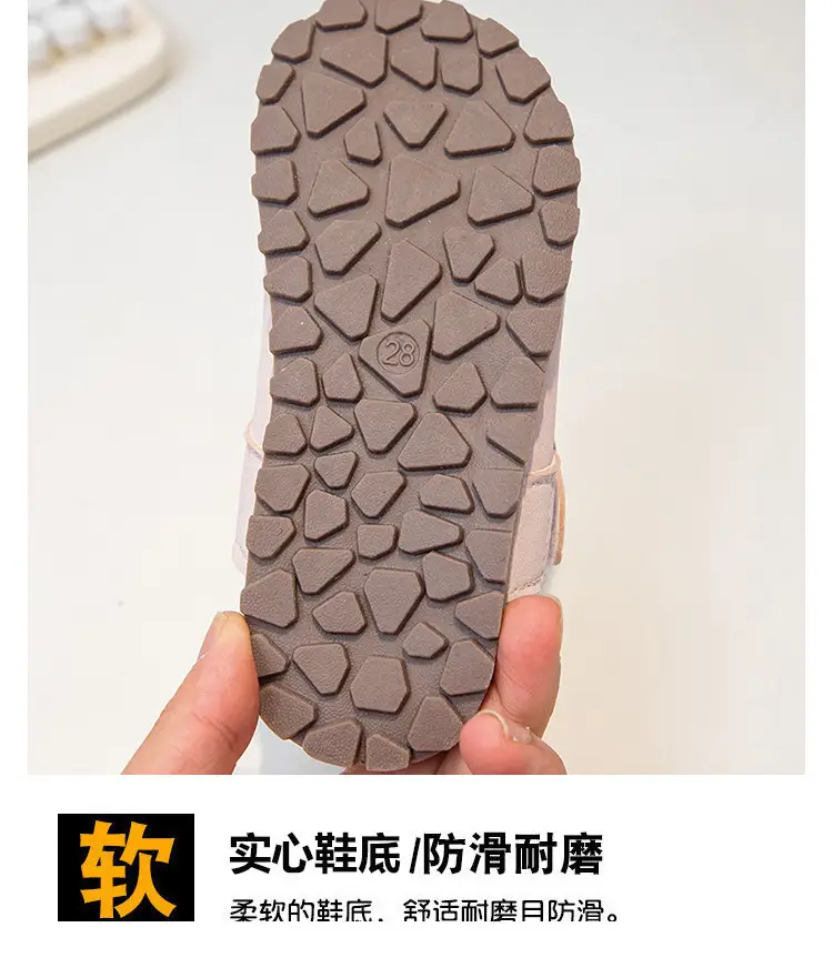 Girls Croc Sandals Brown Soft Sole Spring Summer — feature 6