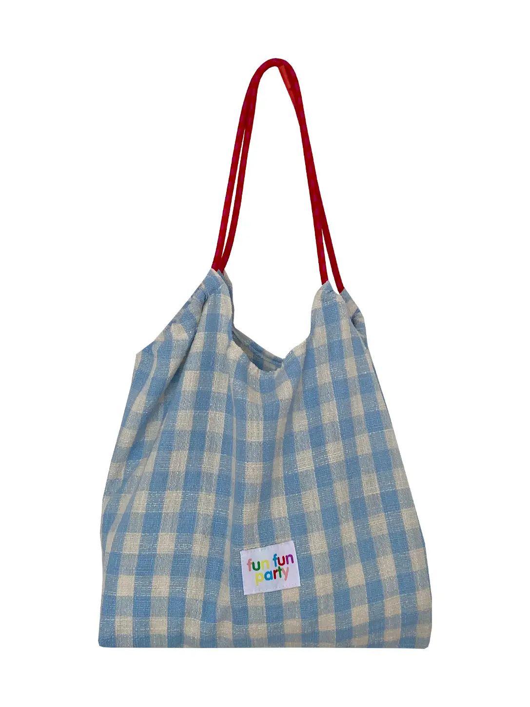 Fresh Check One-Shoulder Tote Bags Large Capacity Commuter Casual Student - Image 9