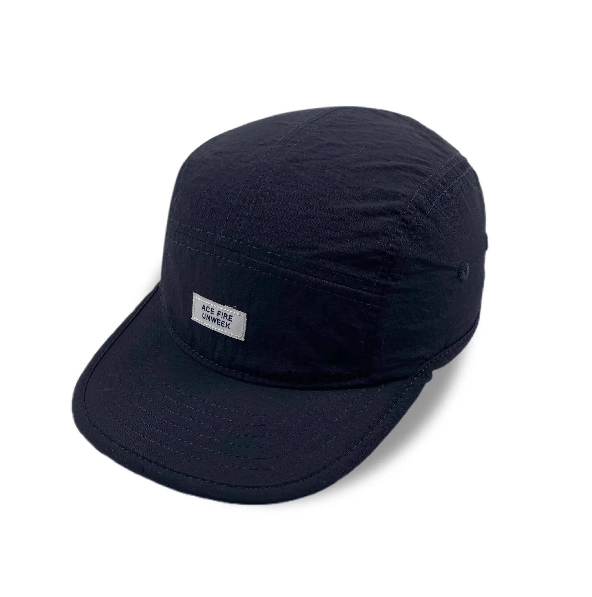 Japanese Flat Rim Five-piece Cap Solid Color Outdoor Cap Summer Baseball Cap Women's Quick-drying Fabric Cap Army Green — feature 6
