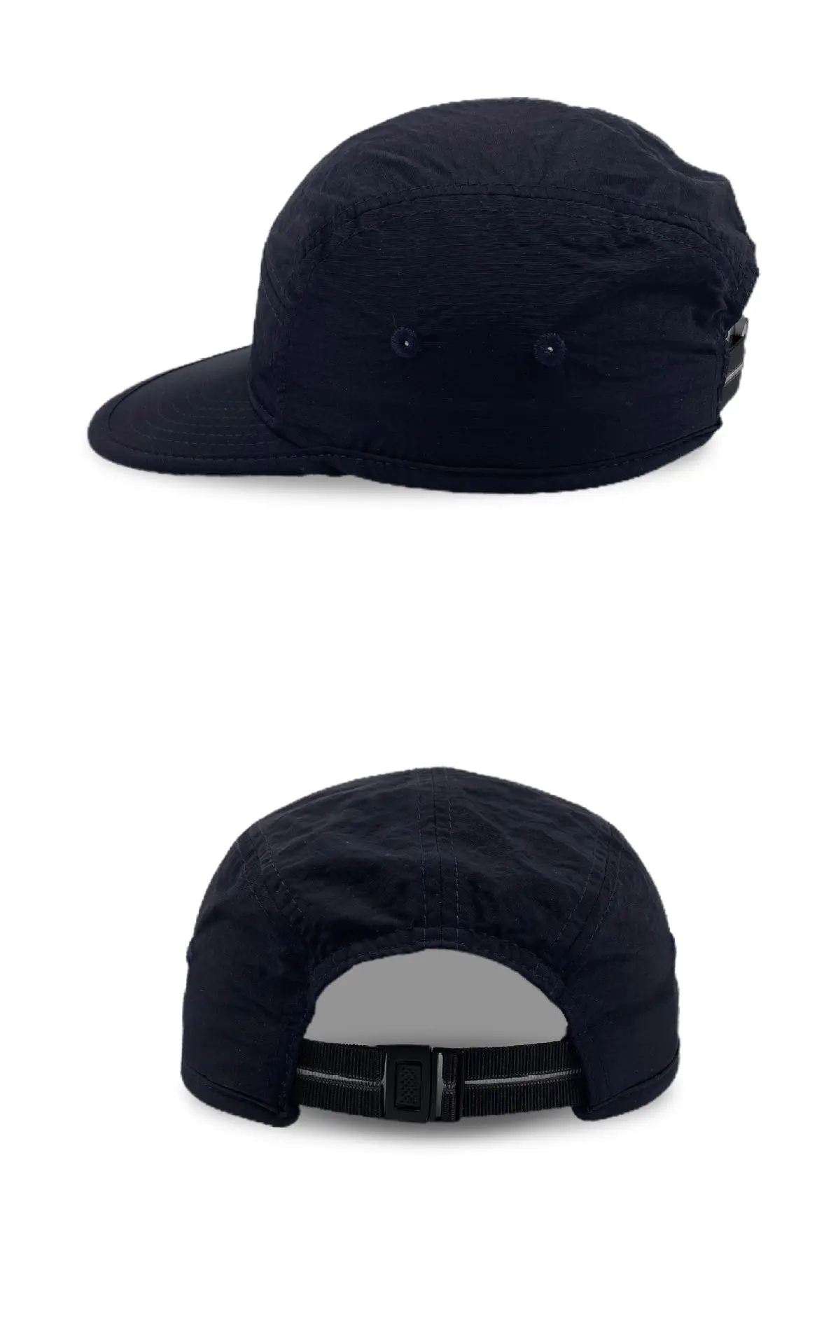 Japanese Flat Rim Five-piece Cap Solid Color Outdoor Cap Summer Baseball Cap Women's Quick-drying Fabric Cap Army Green — feature 7