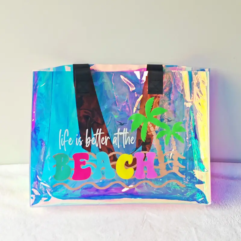 Beach Laser PVC Gift Bag Swimming Transparent Waterproof Travel Bag — feature 19