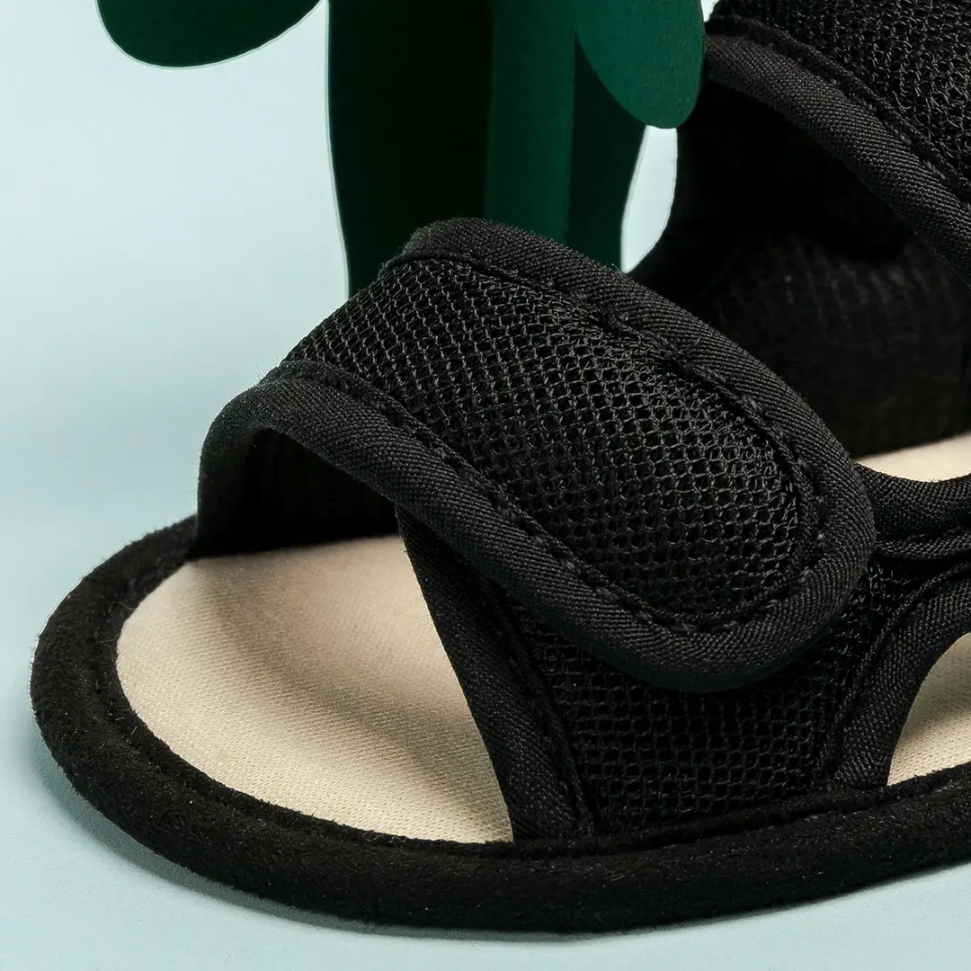 2025 New Summer Sandals Mesh Breathable Sandals Cloth Sole Toddler Shoes Baby Shoes Baby Shoes Baby Shoes — feature 12