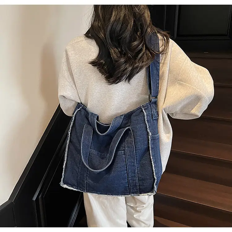 Women Denim Shoulder Bag Casual Crossbody All-match — feature 15