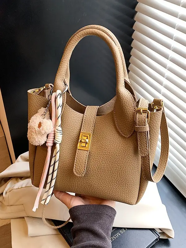 Pink Korean Style Handheld Shoulder Bag for Women - Image 13