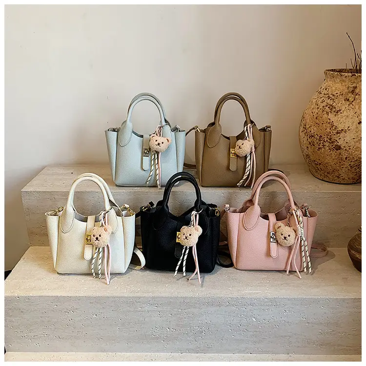 Pink Korean Style Handheld Shoulder Bag for Women — feature 1
