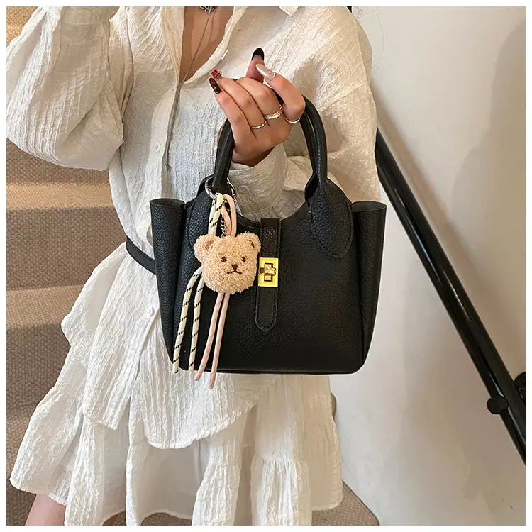 Pink Korean Style Handheld Shoulder Bag for Women — feature 14