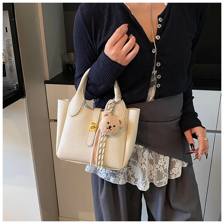 Pink Korean Style Handheld Shoulder Bag for Women — feature 18