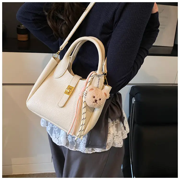 Pink Korean Style Handheld Shoulder Bag for Women — feature 19