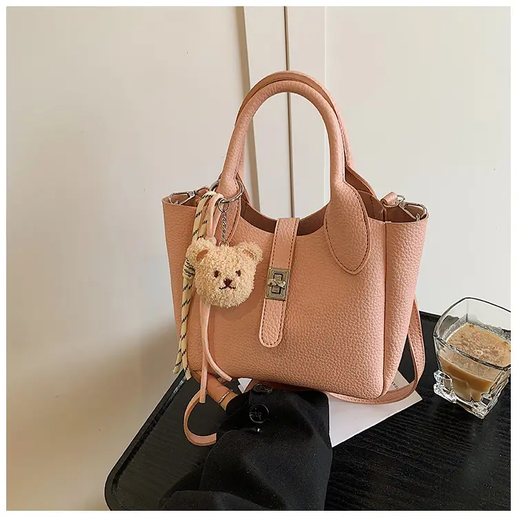 Pink Korean Style Handheld Shoulder Bag for Women — feature 27