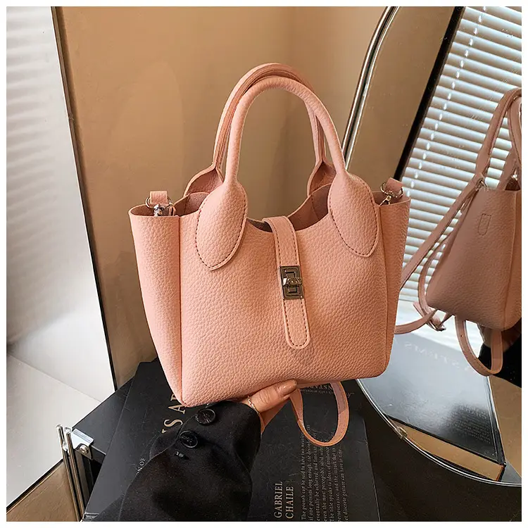Pink Korean Style Handheld Shoulder Bag for Women — feature 28