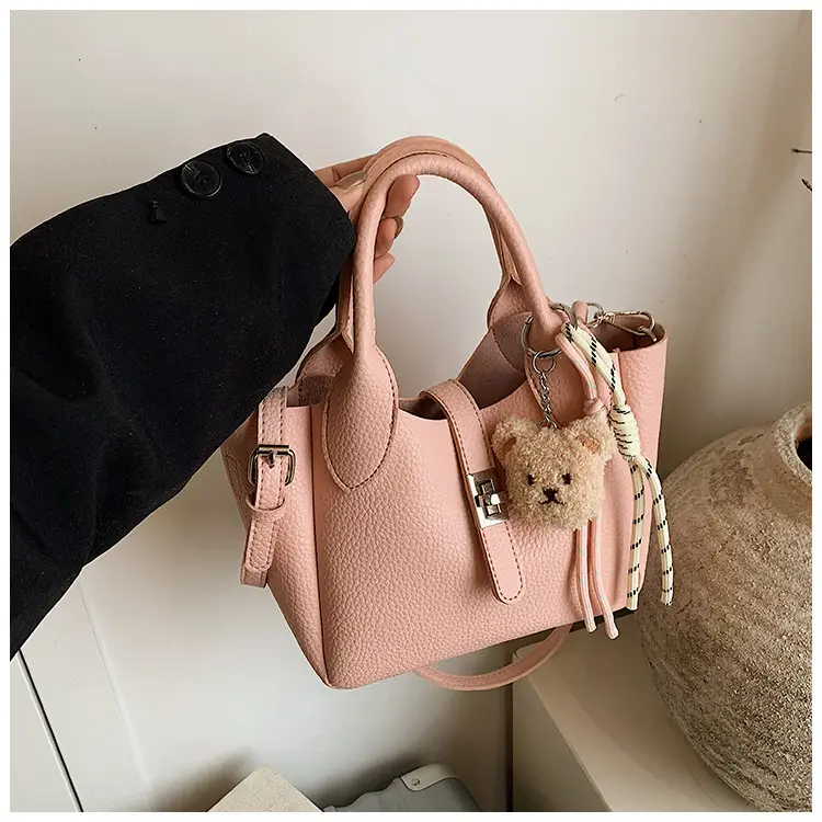 Pink Korean Style Handheld Shoulder Bag for Women — feature 29