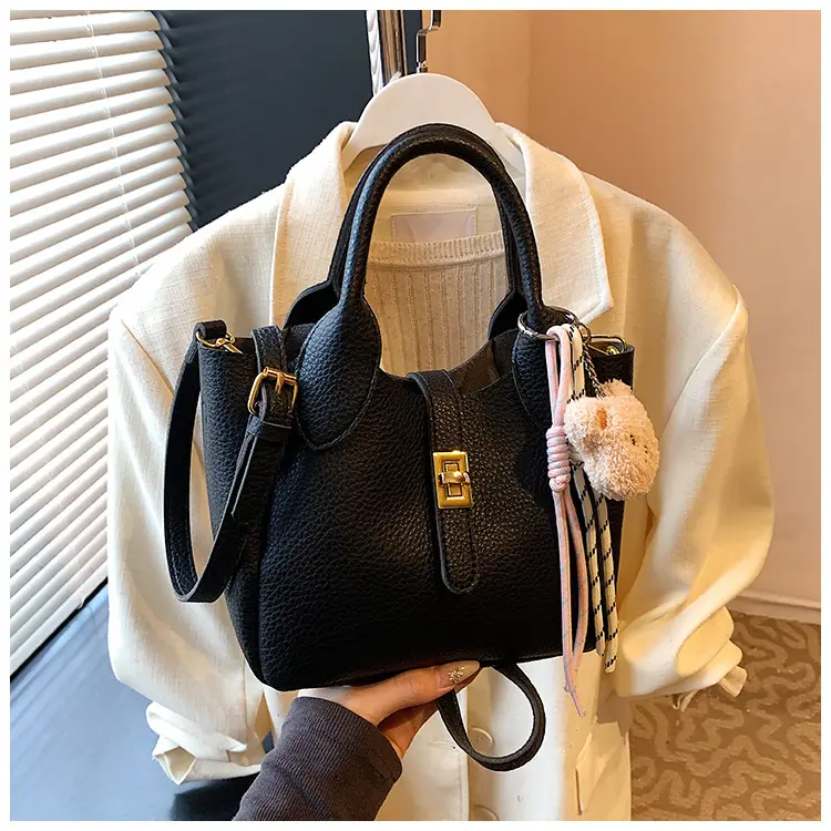 Pink Korean Style Handheld Shoulder Bag for Women — feature 35