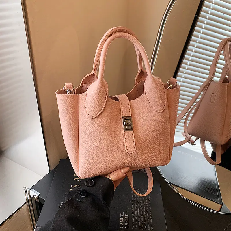 Pink Korean Style Handheld Shoulder Bag for Women - Image 7