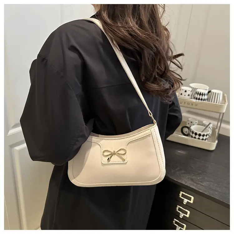 White French Style Bow Shoulder Bag for Women — feature 11