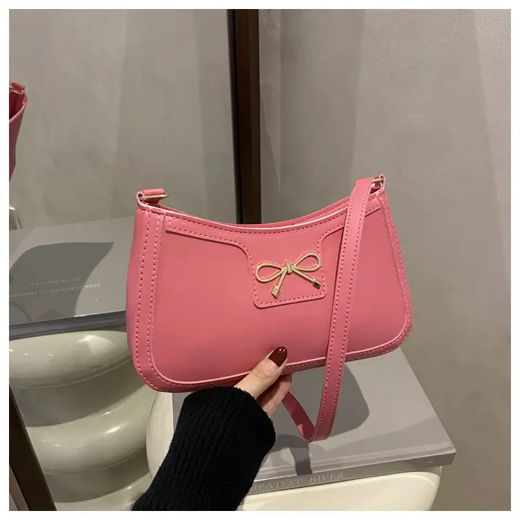 White French Style Bow Shoulder Bag for Women — feature 20