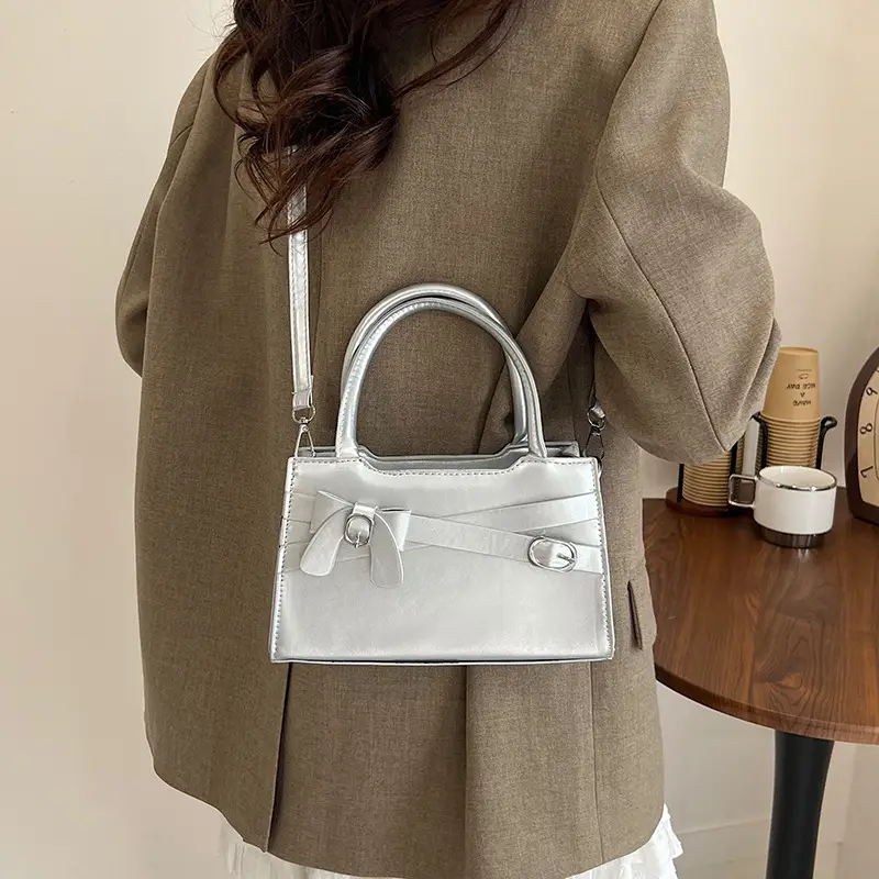 Pink Crossbody Bag for Women 2025 Trendy Textured Small - Image 7