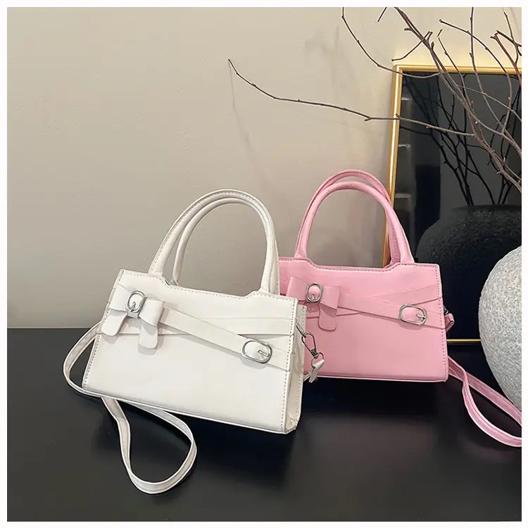 Pink Crossbody Bag for Women 2025 Trendy Textured Small — feature 26