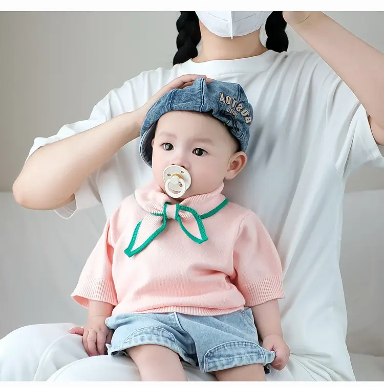 Baby Tie Western Knit T-Shirt Cream 2025 — feature 15