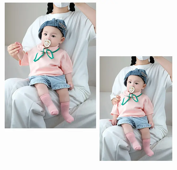 Baby Tie Western Knit T-Shirt Cream 2025 — feature 16