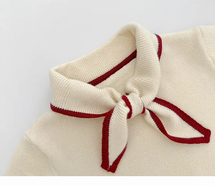 Baby Tie Western Knit T-Shirt Cream 2025 — feature 19