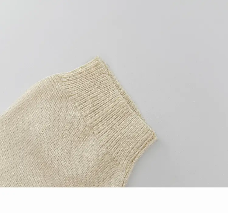 Baby Tie Western Knit T-Shirt Cream 2025 — feature 21