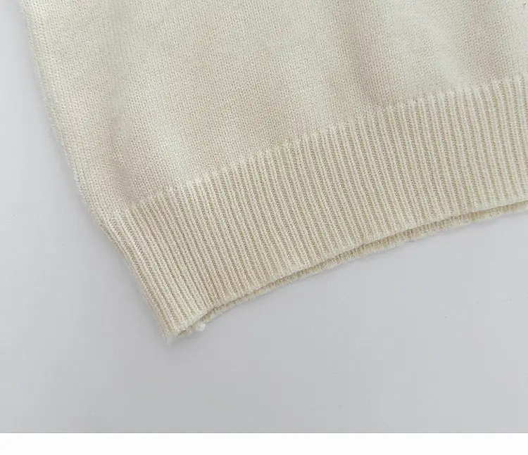 Baby Tie Western Knit T-Shirt Cream 2025 — feature 22