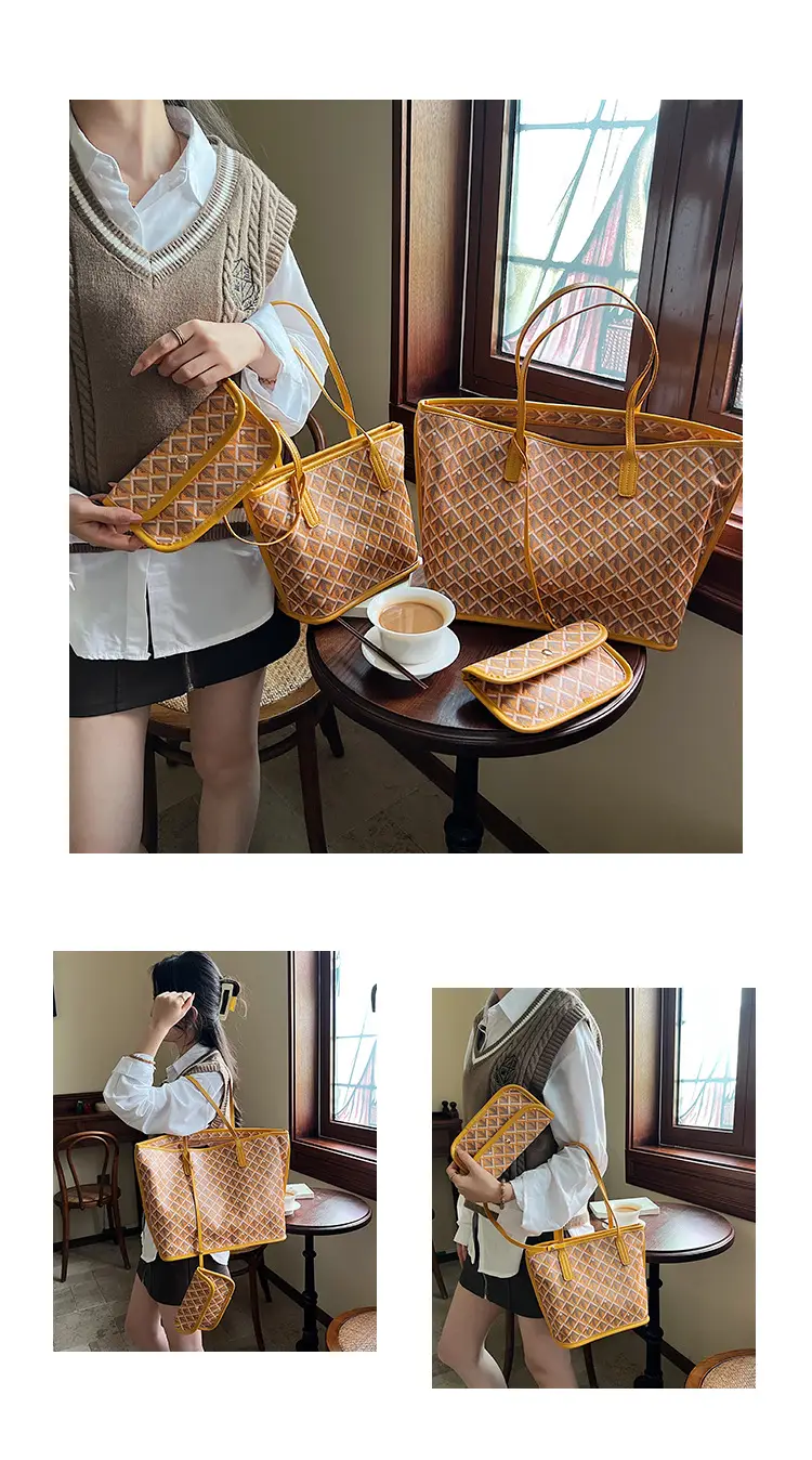Trendy Black Quilted Women's Multi-Piece Handbag Set — feature 18