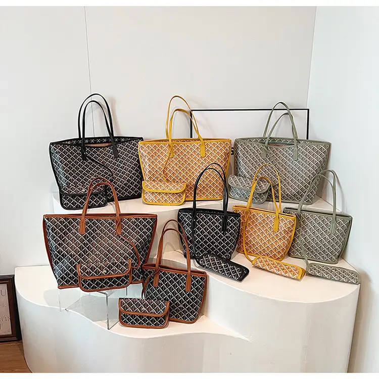 Trendy Black Quilted Women's Multi-Piece Handbag Set — feature 19