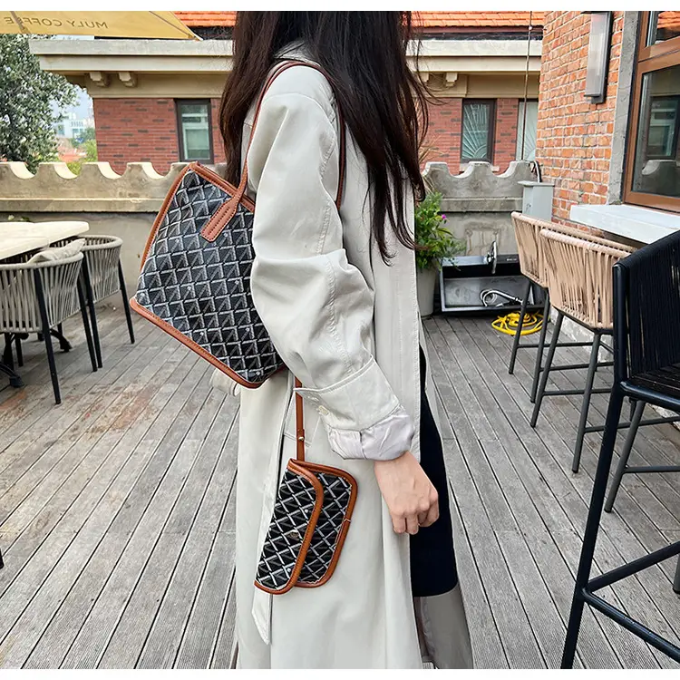 Trendy Black Quilted Women's Multi-Piece Handbag Set — feature 24