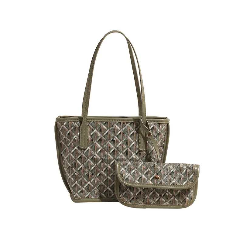 Trendy Black Quilted Women's Multi-Piece Handbag Set - Image 3