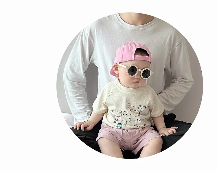 Baby Cotton Cartoon T-Shirt White Short Sleeve — feature 13
