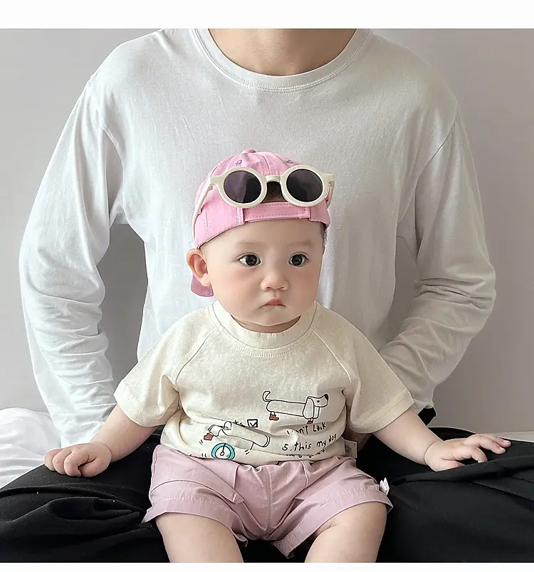 Baby Cotton Cartoon T-Shirt White Short Sleeve — feature 18