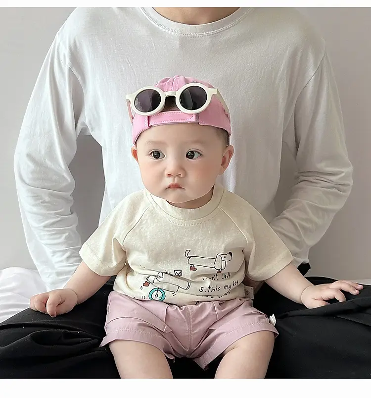 Baby Cotton Cartoon T-Shirt White Short Sleeve — feature 19
