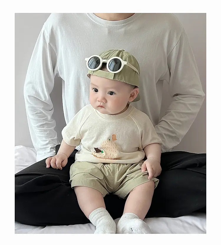 Baby Cotton Cartoon T-Shirt White Short Sleeve — feature 22