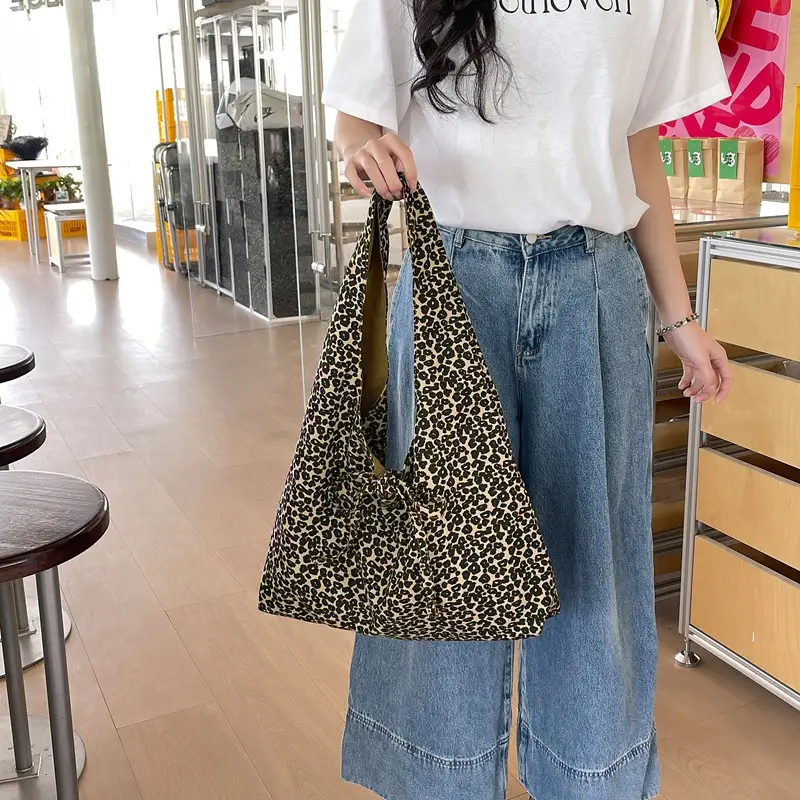 Leopard Print Shoulder Bag Large Capacity Fashion Tote — feature 12
