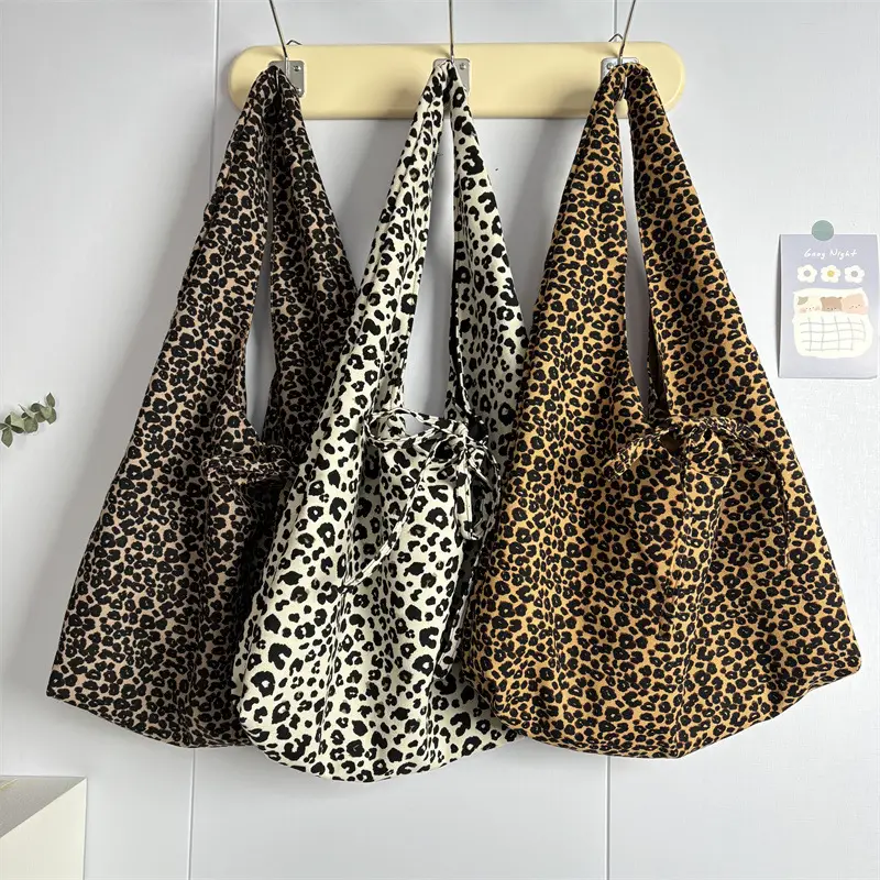 Leopard Print Shoulder Bag Large Capacity Fashion Tote — feature 20
