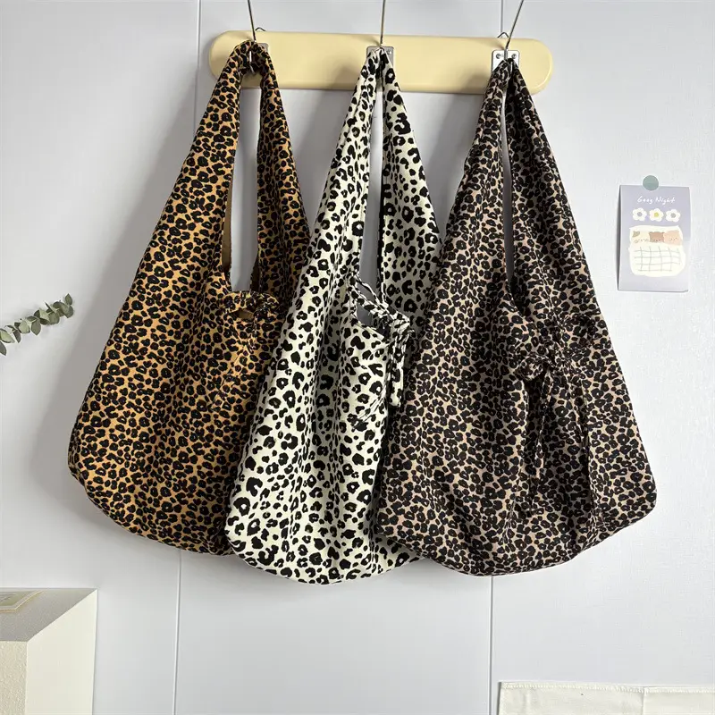 Leopard Print Shoulder Bag Large Capacity Fashion Tote — feature 21