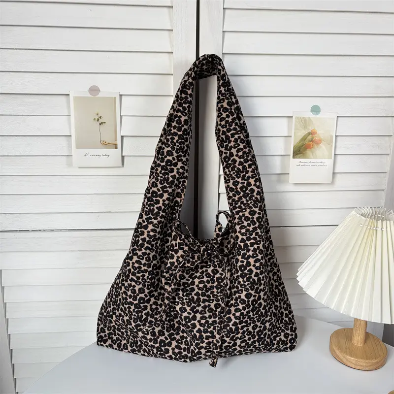 Leopard Print Shoulder Bag Large Capacity Fashion Tote — feature 26