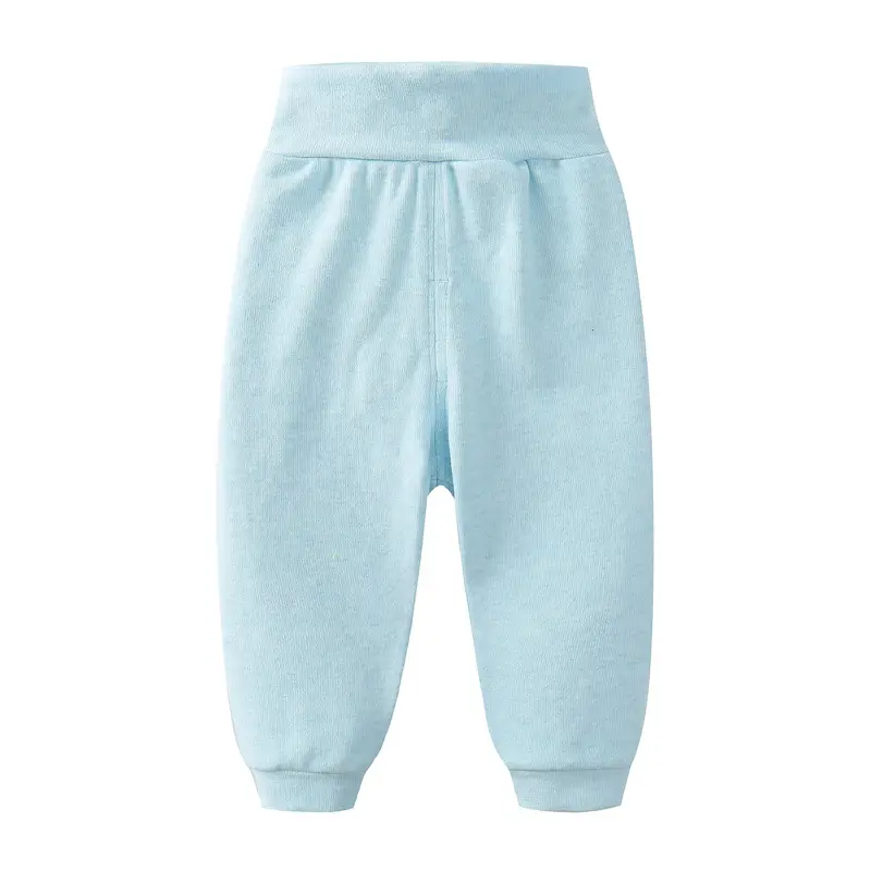 Baby Cotton Tummy Pants Pink Striped Winter Sleep Pants