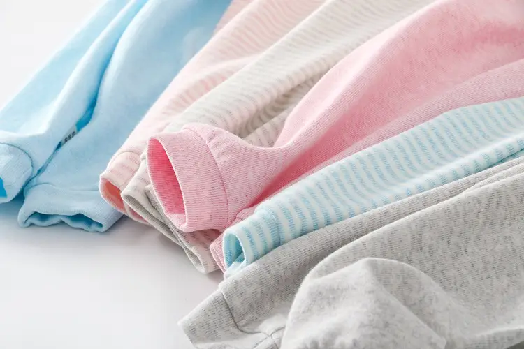 Baby Cotton Tummy Pants Pink Striped Winter Sleep Pants — feature 11