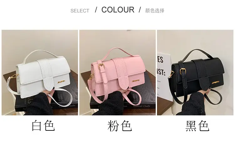2025 Spring Stylish Crossbody Bag for Women Solid Color — feature 3
