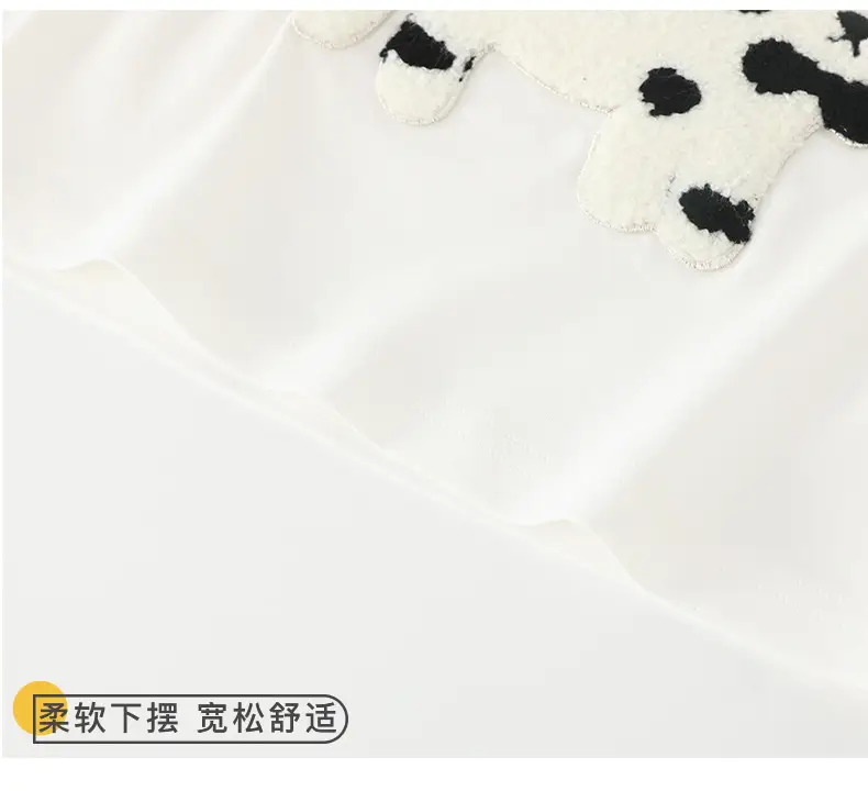 Duuduu Bow Tie Dog 2025 Boys Summer T-Shirt White Black — feature 10