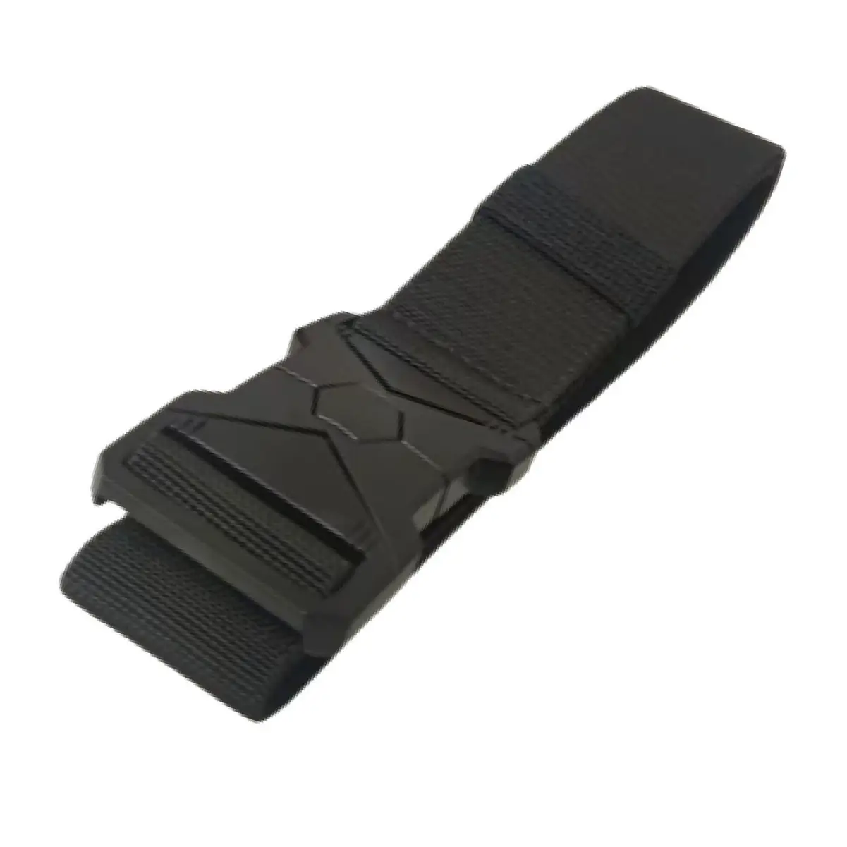 Tactical Elastic Belt Black Nylon Buckle - Image 2