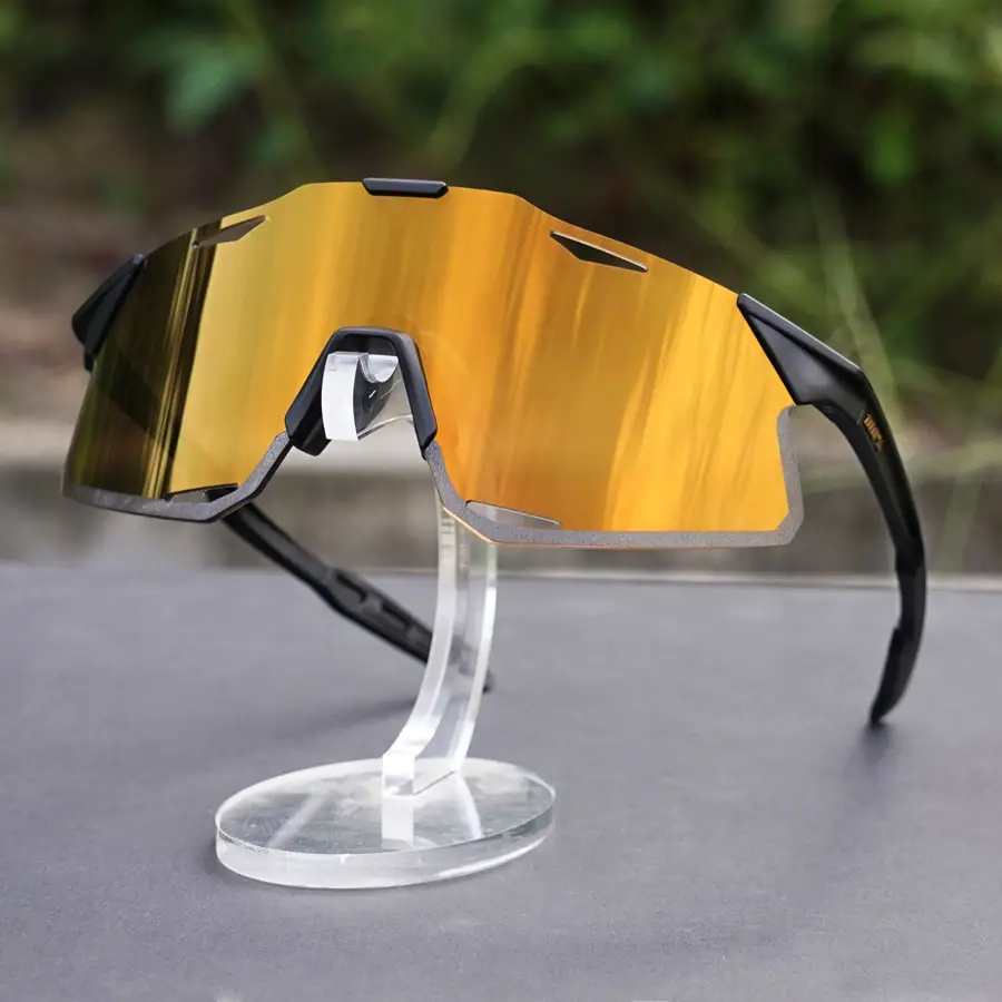 Three-Lens Outdoor Sunglasses Blue Mountain Bike Goggles