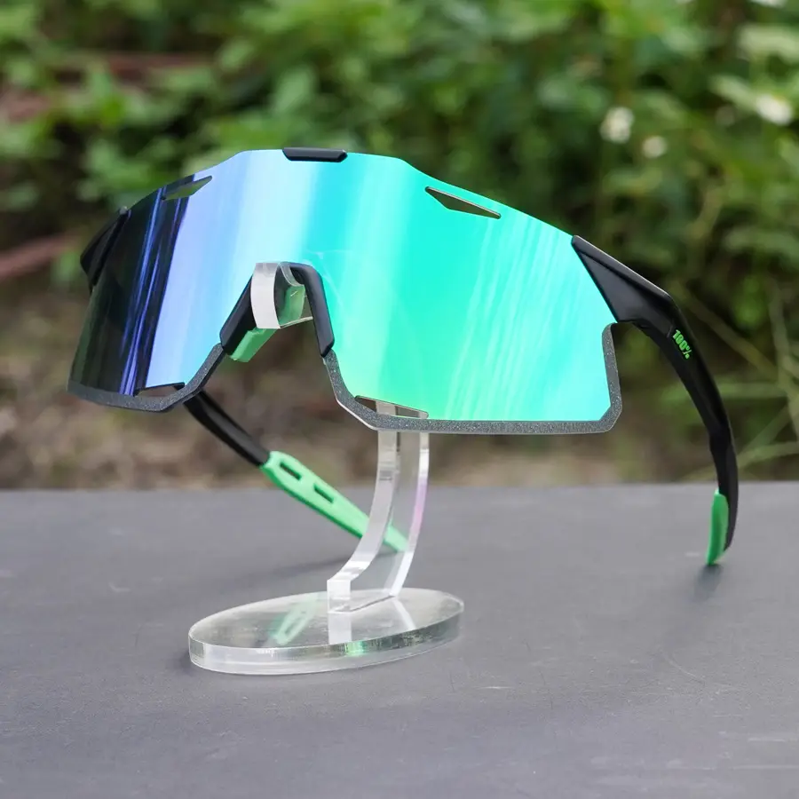 Three-Lens Outdoor Sunglasses Blue Mountain Bike Goggles