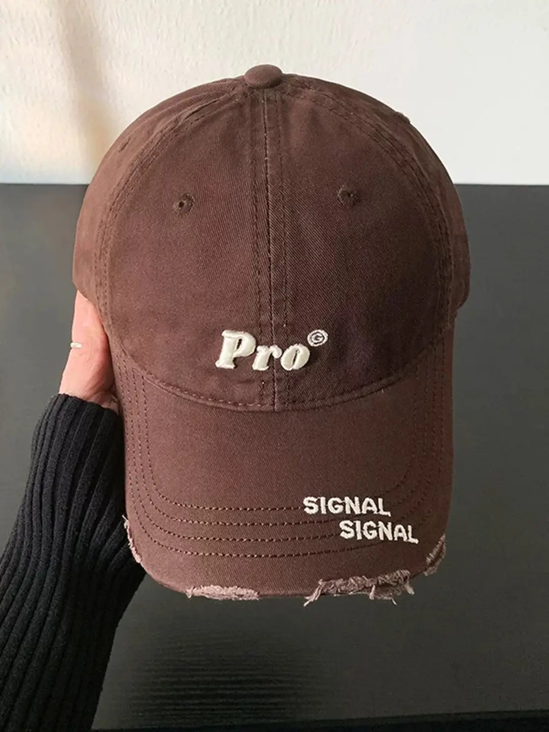 Purple Pro Letter Baseball Cap with Signal Brand — feature 11
