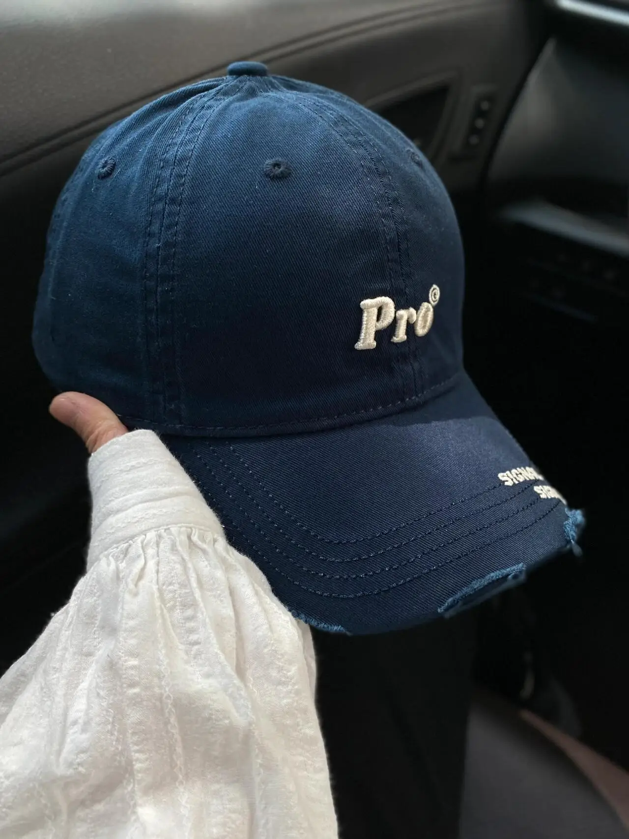 Purple Pro Letter Baseball Cap with Signal Brand — feature 3