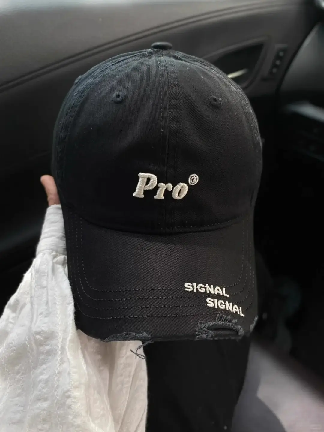 Purple Pro Letter Baseball Cap with Signal Brand — feature 4